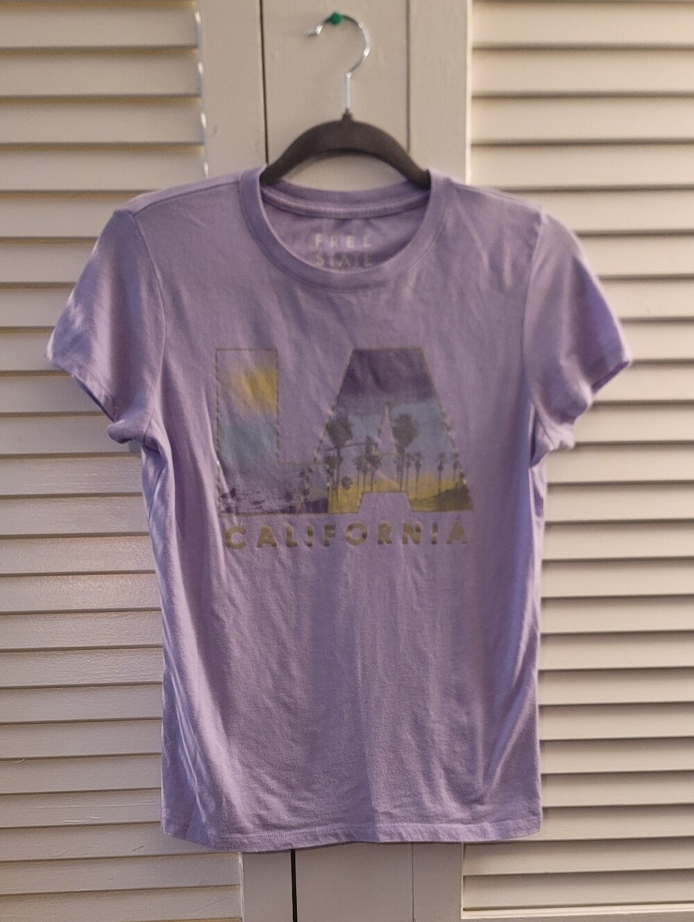 Women's Free State Lavender LA Graphic Tee